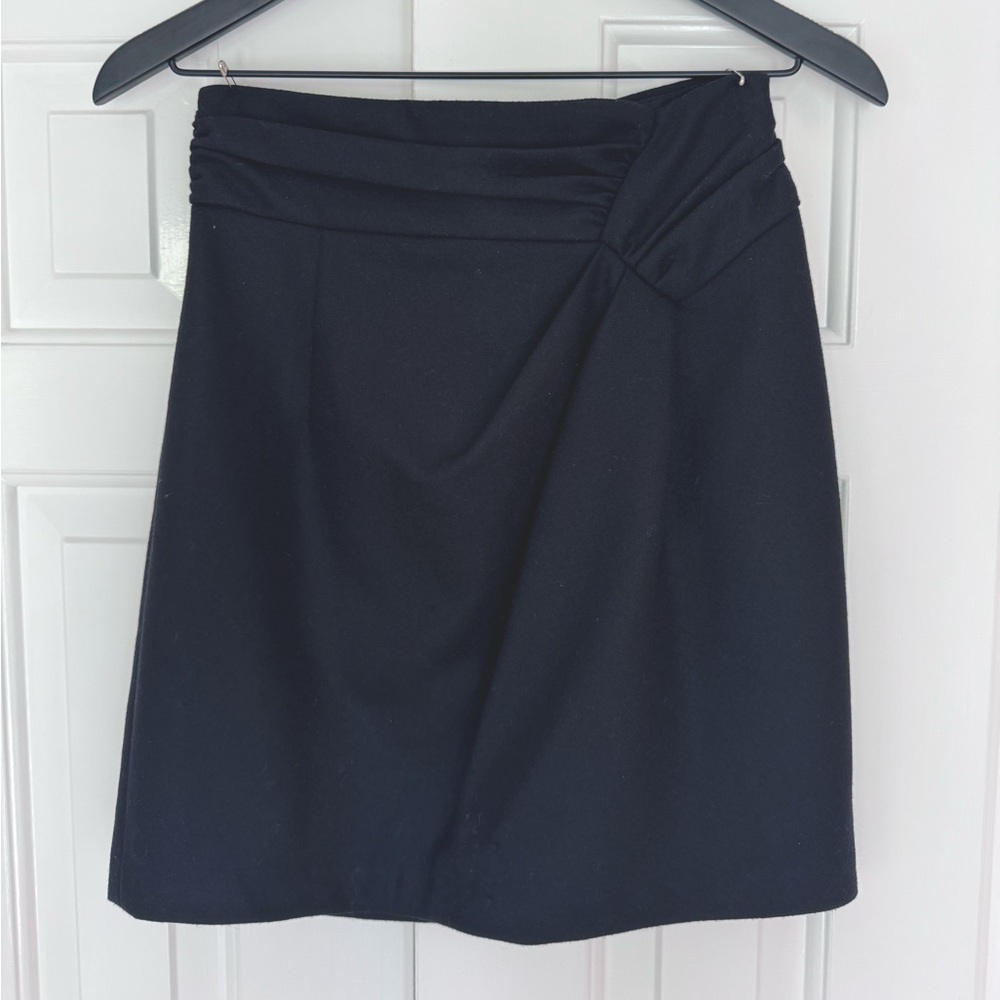 Black Nanette Lepore Wool Skirt, Size 0